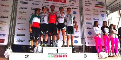 Fontana_Cooper_Fumic_Martinez_DBraidot_podium_montichiari_acrossthecountry_mountainbike_by Roeschl