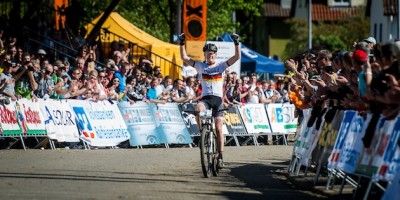 130518_GER_Albstadt_XC_U23m_SchulteLuenzum_finish_acrossthecountry_mountainbike_by_Kuestenbrueck