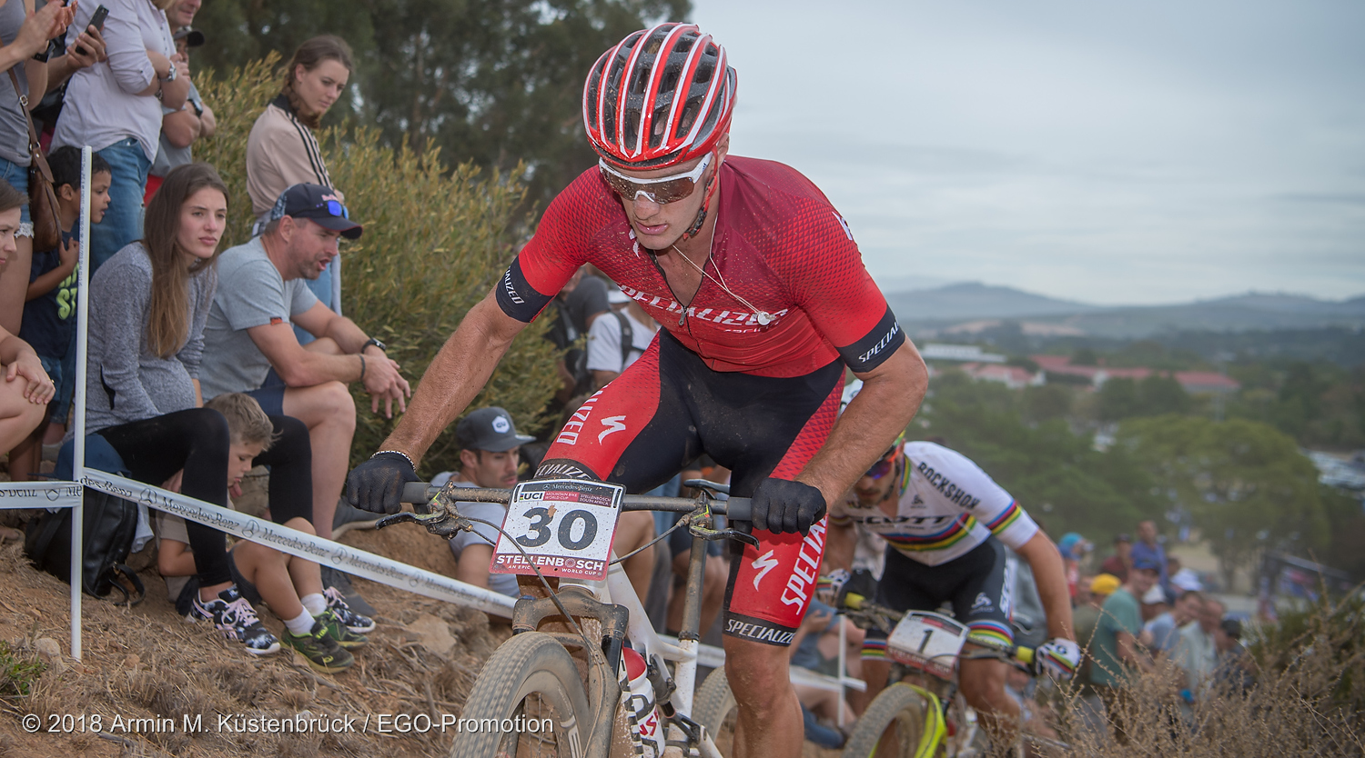 Samuel Gaze, Nino Schurter - Weltcup Stellenbosch, SA ©Armin Küstenbrück/EGO-Promotion