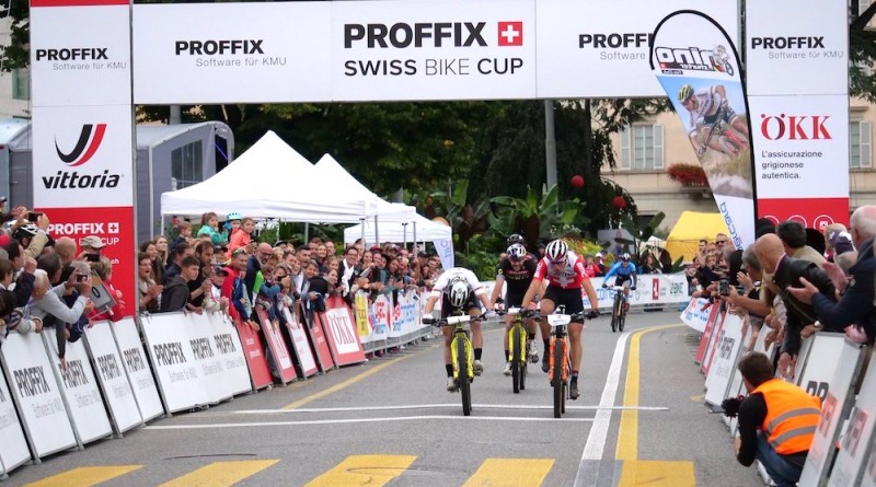 Colombo_Schurter_Forster_sprint-finish_Lugano_by-Swiss-Bike-Cup
