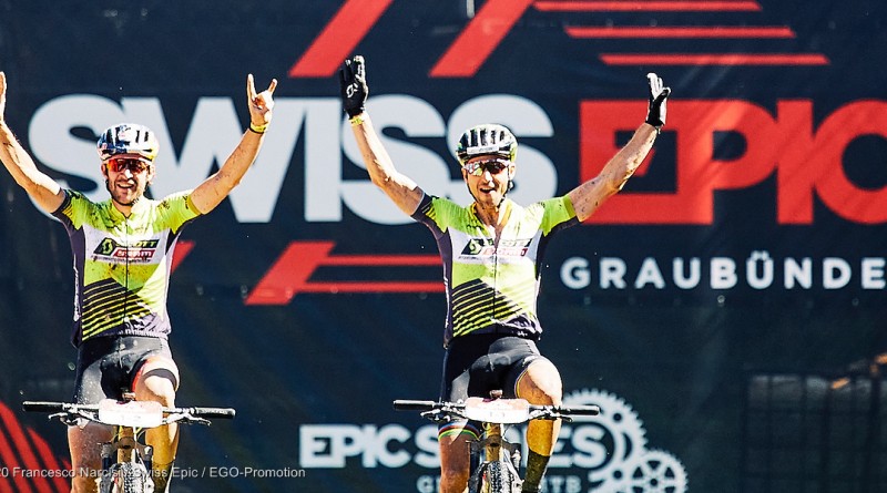 Nino schurter und Lars Forster gewinnen auch die vierte Etappe
© Francesco Narcisi / Swiss Epic
