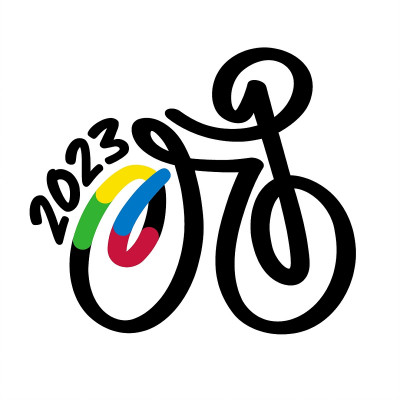 Logo der Cycling World Championships 2023